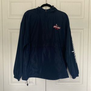 Champion nylon 3/4 zip pullover size L